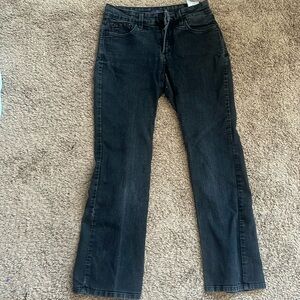 black vintage jeans